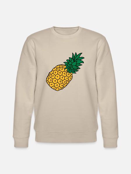 ananas lecker essen urlaub - Stanley/Stella Unisex Bio-Sweatshirt CHANGER - Beige