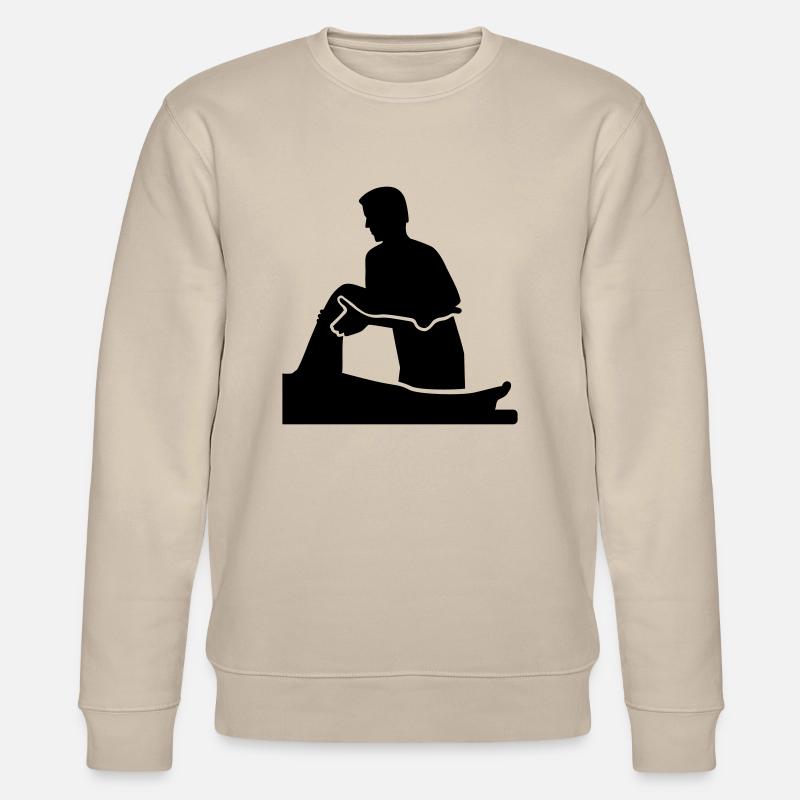 Physiotherapeut - Stanley/Stella Unisex Bio-Sweatshirt CHANGER  - Beige