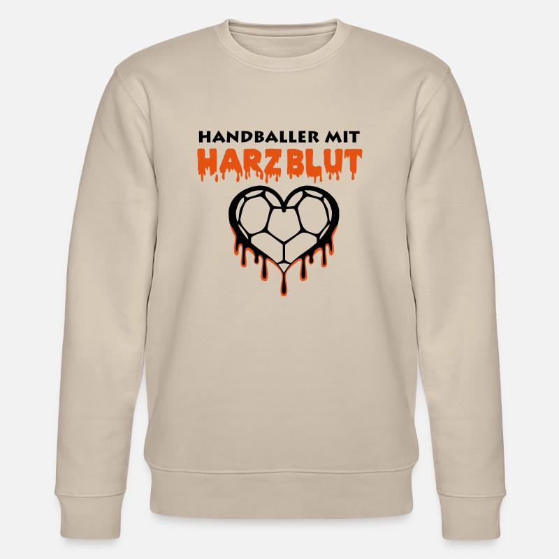 Handball Harzblut 2 - Stanley/Stella Unisex Bio-Sweatshirt CHANGER  - Beige