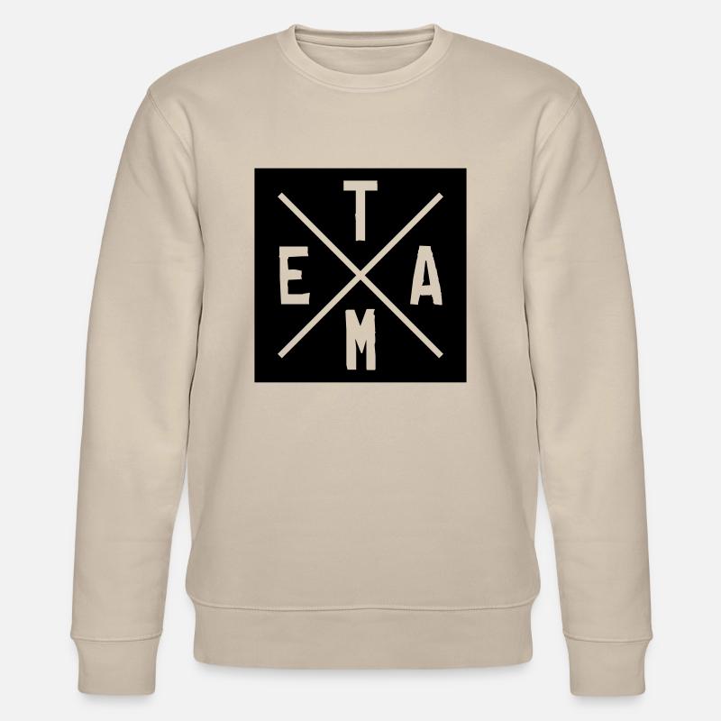 team design 01 - Stanley/Stella Unisex Bio-Sweatshirt CHANGER  - Beige