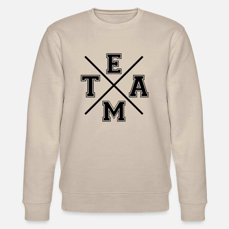 TEAM - Stanley/Stella Unisex Bio-Sweatshirt CHANGER  - Beige