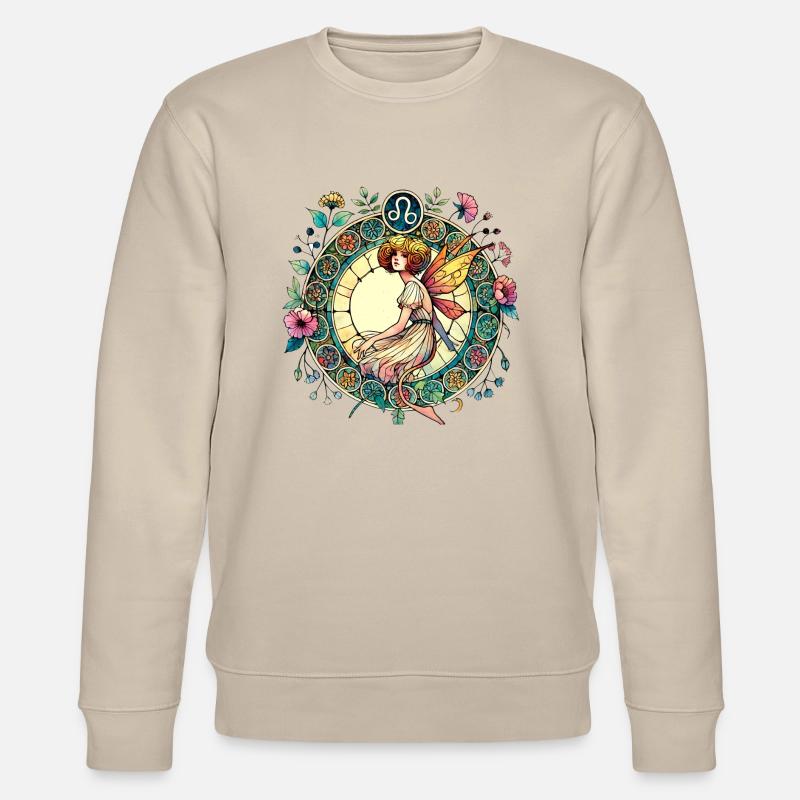 Löwe Fee - Stanley/Stella Unisex Bio-Sweatshirt CHANGER  - Beige