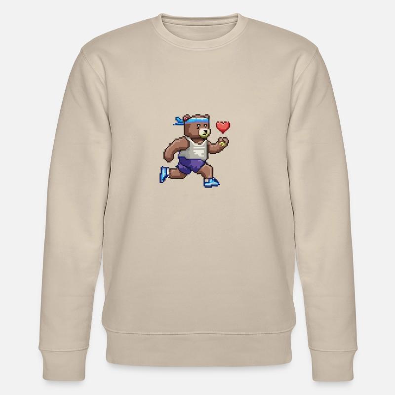 La saga de l’ours - COURSE - Sweat bio CHANGER Stanley/Stella Unisexe - beige