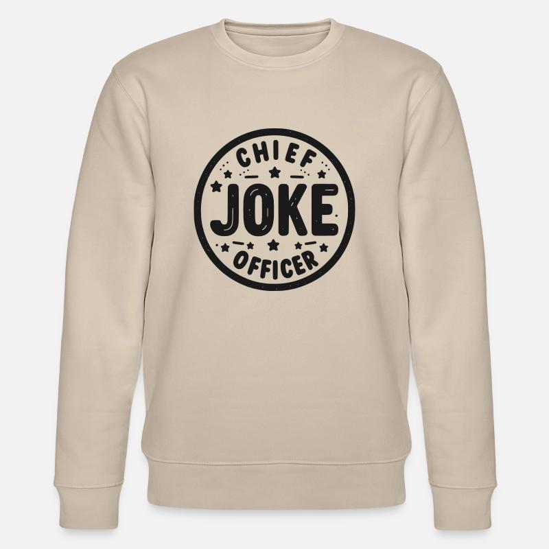 Leitender Witzbold - Stanley/Stella Unisex Bio-Sweatshirt CHANGER  - Beige