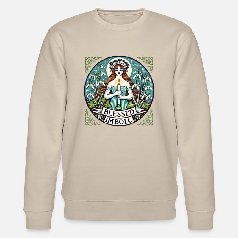 Imbolc - Stanley/Stella Unisex Bio-Sweatshirt CHANGER  - Beige