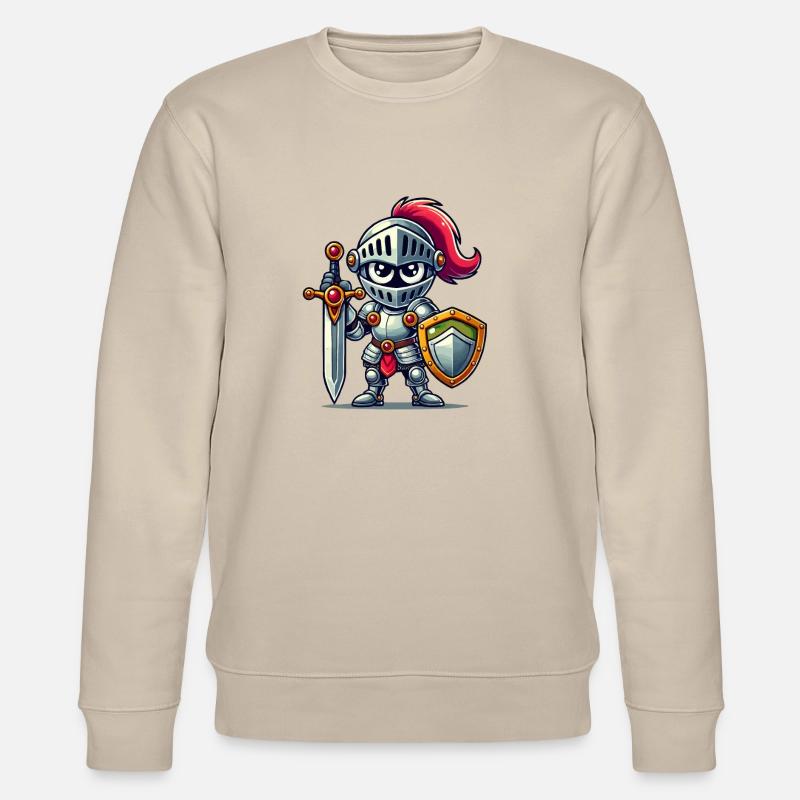 Ritter Comic - Stanley/Stella Unisex Bio-Sweatshirt CHANGER  - Beige