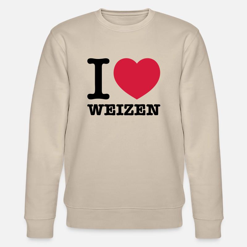 kocham pszenicę - Ekologiczna bluza unisex Stanley/Stella CHANGER  - beżowy