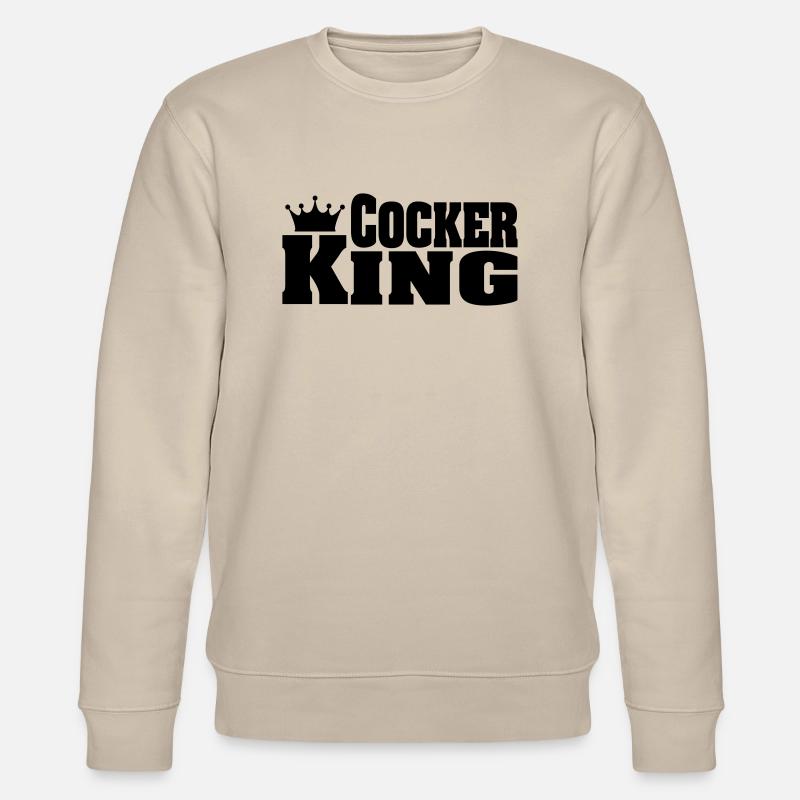 COCKER KING Cocker - Sweat bio CHANGER Stanley/Stella Unisexe - beige