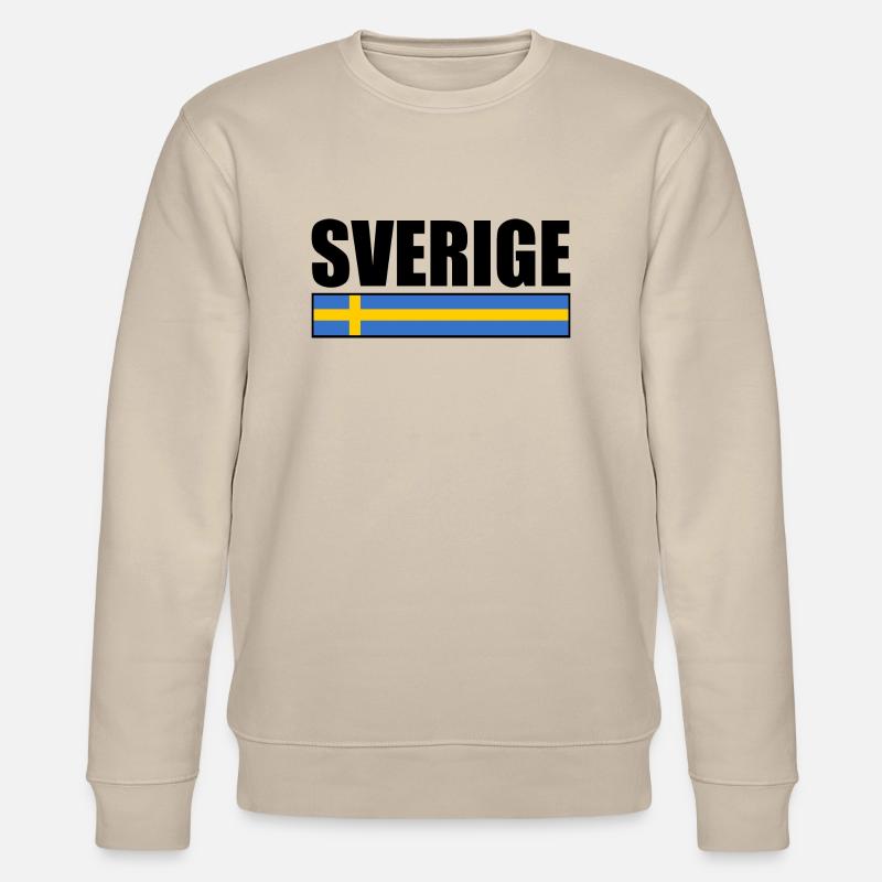 sverige - Stanley/Stella Unisex Bio-Sweatshirt CHANGER  - Beige