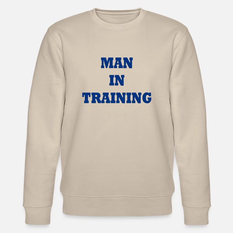 Man in Training - Stanley/Stella Unisex Bio-Sweatshirt CHANGER  - Beige
