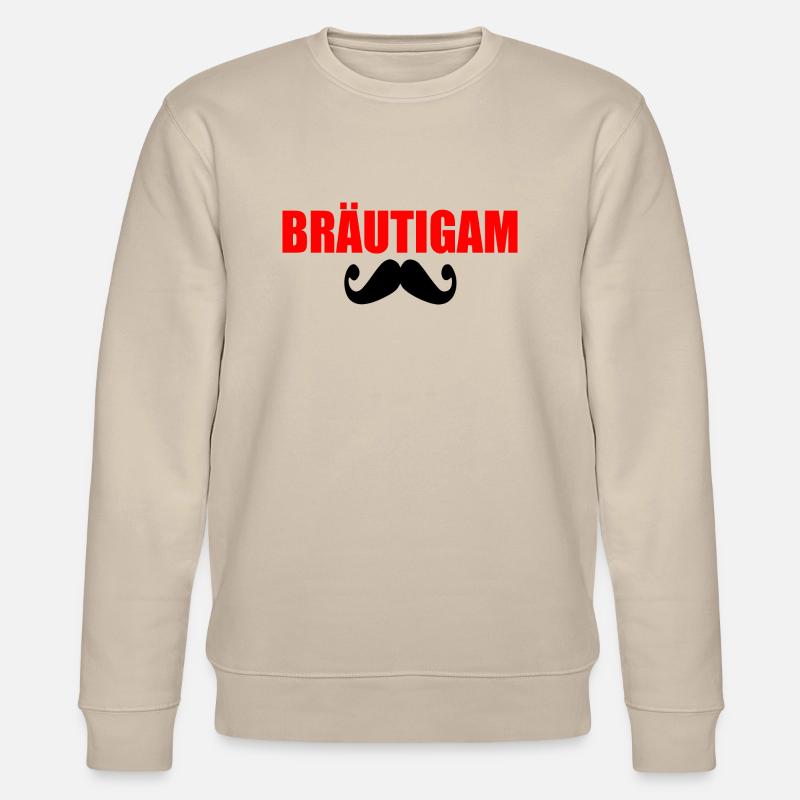 Bräutigam - Stanley/Stella Unisex Bio-Sweatshirt CHANGER  - Beige