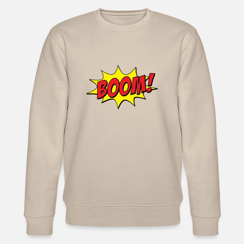 BOOM! Comic - Stanley/Stella Unisex Bio-Sweatshirt CHANGER  - Beige
