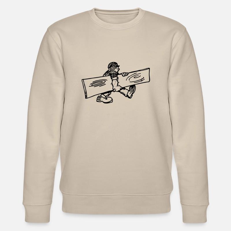 charpentier menuisier charpentier charpentier - Sweat bio CHANGER Stanley/Stella Unisexe - beige