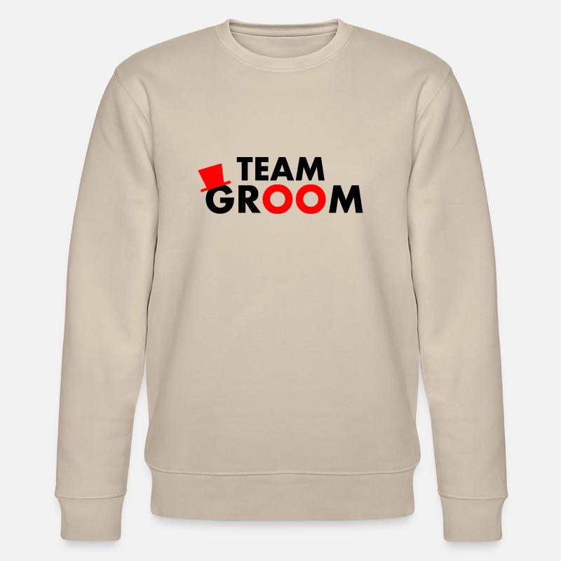 Team groom - Stanley/Stella Unisex Bio-Sweatshirt CHANGER  - Beige