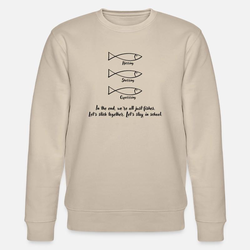Schulterschluss der Vielfalt - Stanley/Stella Unisex Bio-Sweatshirt CHANGER  - Beige
