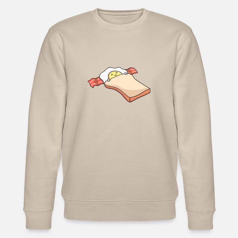 Breakfast - Breakfast - Bacon - Toast - Egg - Stanley/Stella CHANGER Unisex Organic Sweatshirt - beige