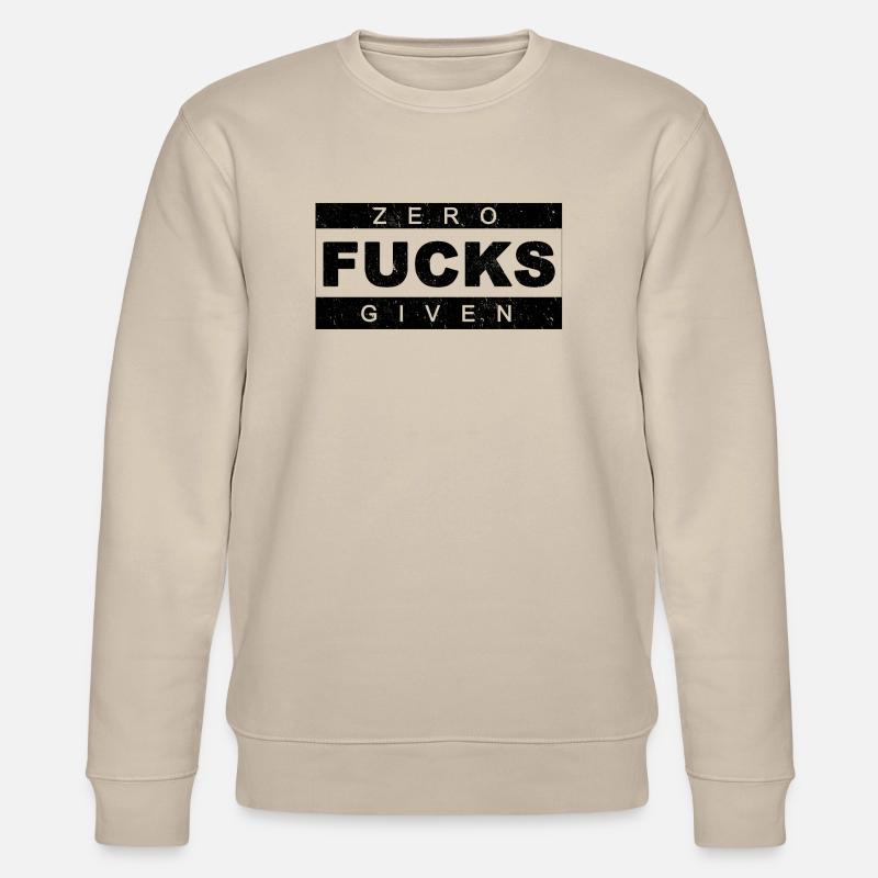 Zéro baise donné - Sweat bio CHANGER Stanley/Stella Unisexe - beige