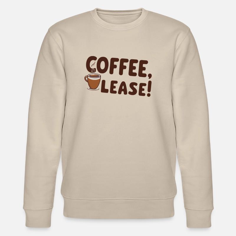 Coffee please - Stanley/Stella Unisex Bio-Sweatshirt CHANGER  - Beige