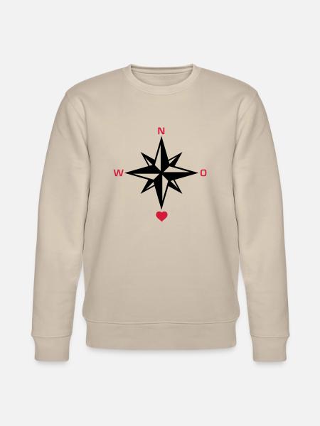 south_heart_072011_a_2c - Stanley/Stella CHANGER Unisex Organic Sweatshirt - beige