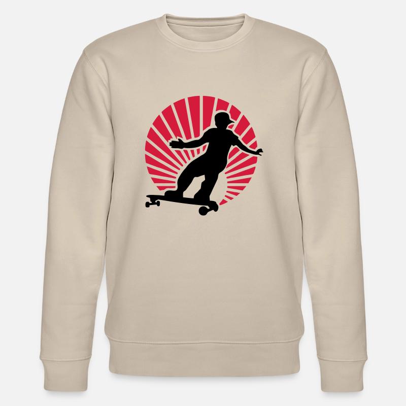 longboard - Stanley/Stella Unisex Bio-Sweatshirt CHANGER  - Beige