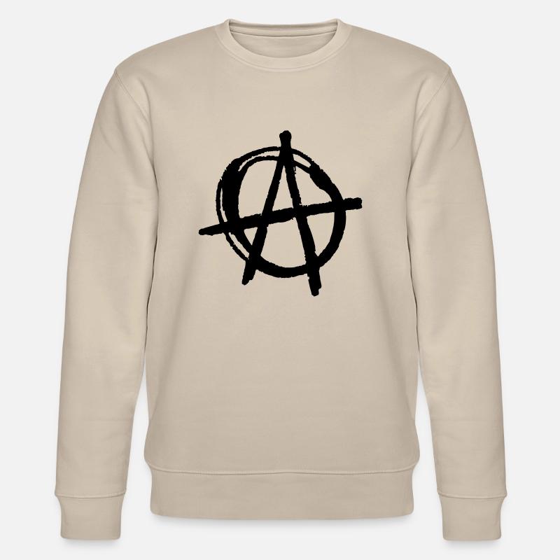 Anarchy - Stanley/Stella Unisex Bio-Sweatshirt CHANGER  - Beige