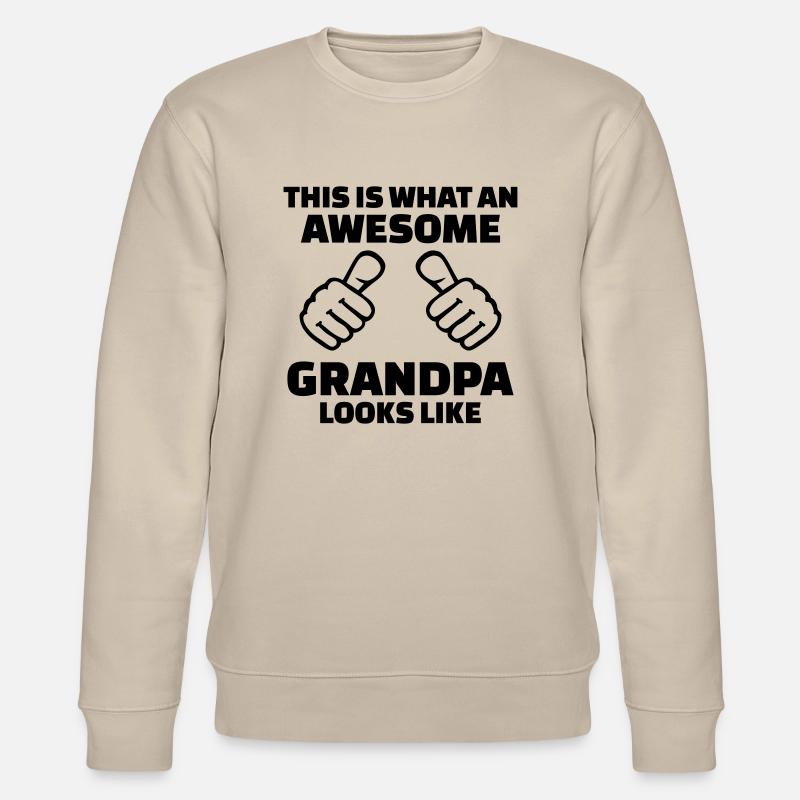 Awesome Grandpa - Sweat bio CHANGER Stanley/Stella Unisexe - beige