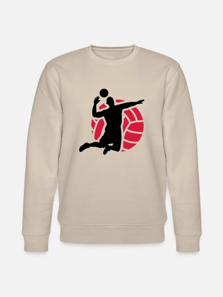 volleyball - Stanley/Stella CHANGER Unisex Organic Sweatshirt - beige