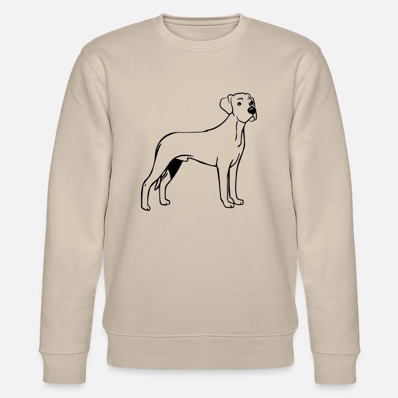 Chien Rhodesian Ridgeback - Sweat bio CHANGER Stanley/Stella Unisexe - beige