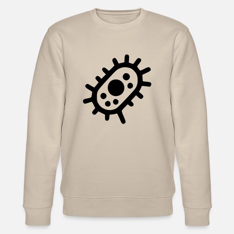Bakterien - Stanley/Stella Unisex Bio-Sweatshirt CHANGER  - Beige