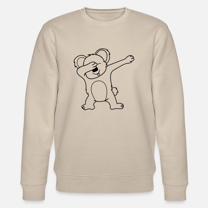 Koala Dabbing 01 - Sweat bio CHANGER Stanley/Stella Unisexe - beige