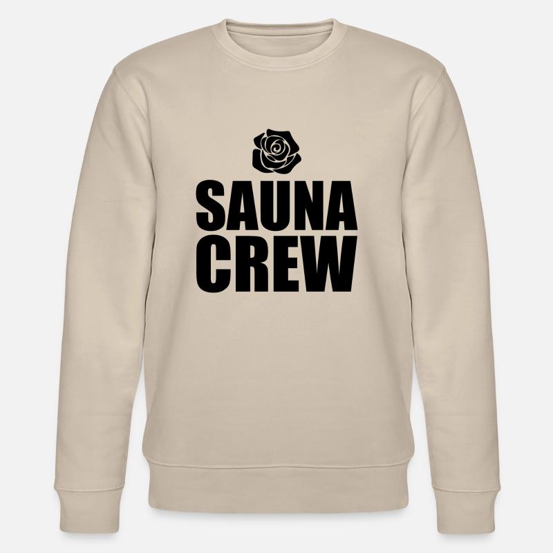 Sauna Wellness Spa - Stanley/Stella Unisex Bio-Sweatshirt CHANGER  - Beige