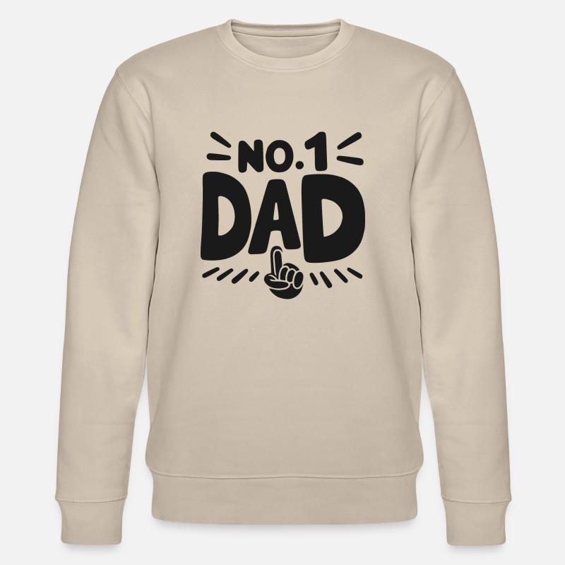 Nr. 1 Vater - Stanley/Stella Unisex Bio-Sweatshirt CHANGER  - Beige
