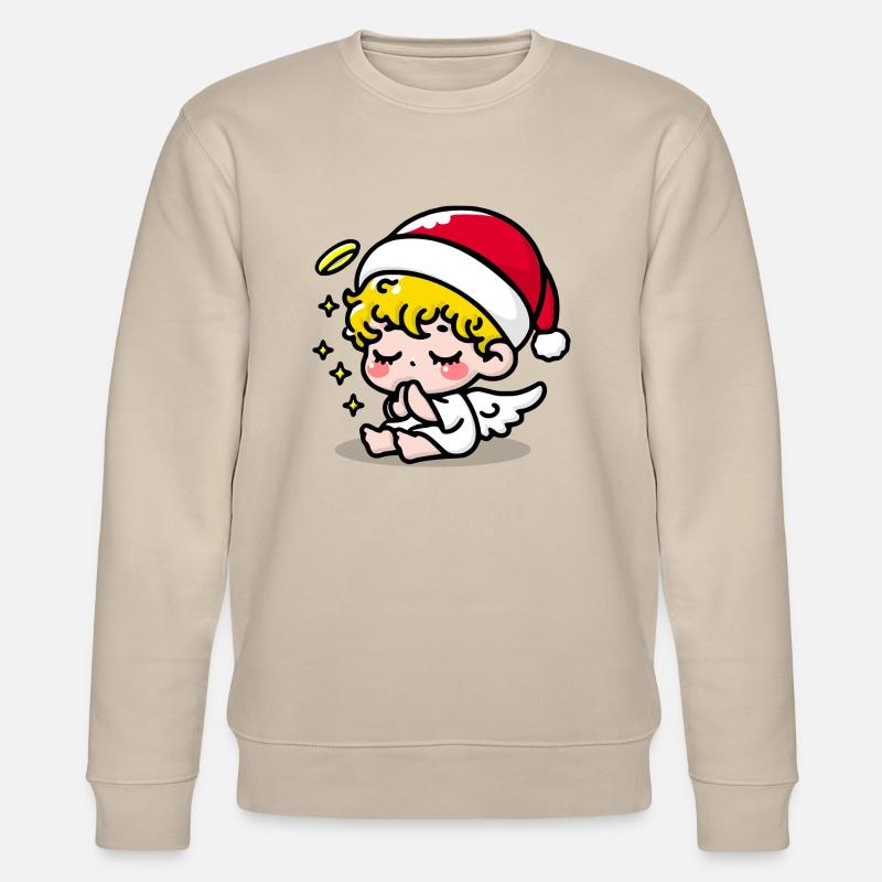Weihnachtsengel - Stanley/Stella Unisex Bio-Sweatshirt CHANGER  - Beige