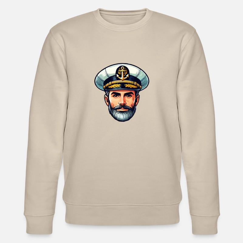 Captain Matrose - Stanley/Stella Unisex Bio-Sweatshirt CHANGER  - Beige