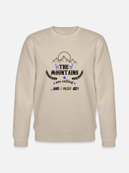 the mountains are calling 02 - Stanley/Stella CHANGER Unisex Organic Sweatshirt - beige