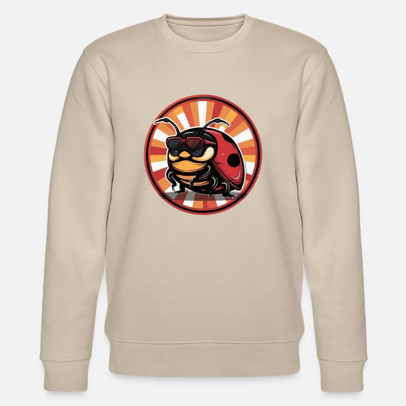 Ladybug Comic - Stanley/Stella CHANGER Unisex Organic Sweatshirt - beige