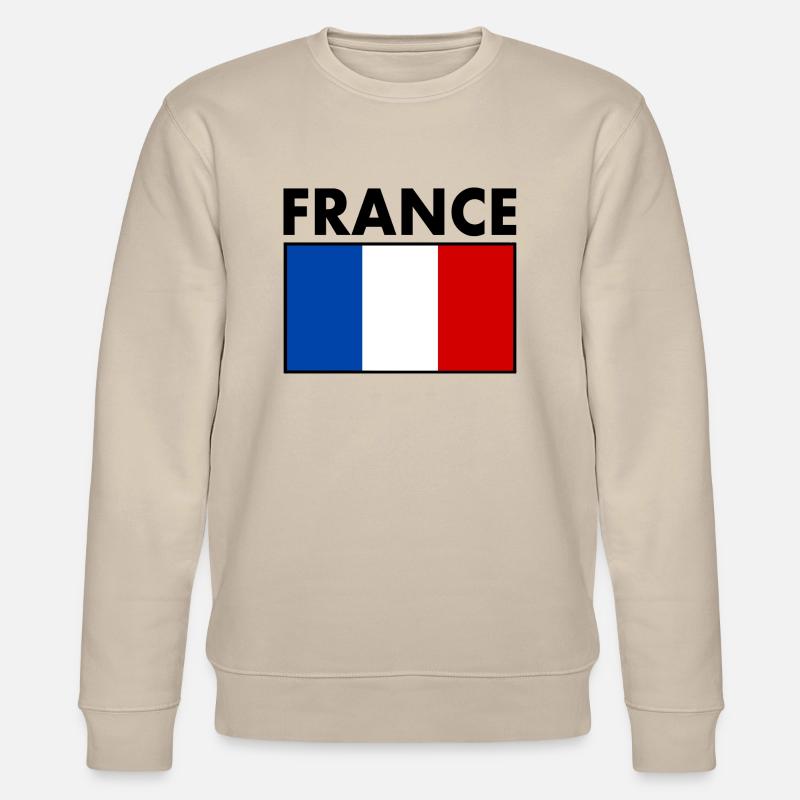 FRANCE DRAPEAU - Sweat bio CHANGER Stanley/Stella Unisexe - beige