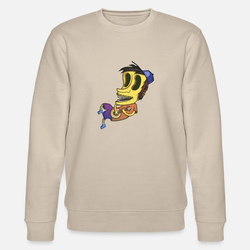 Floating guy - Sweat bio CHANGER Stanley/Stella Unisexe - beige