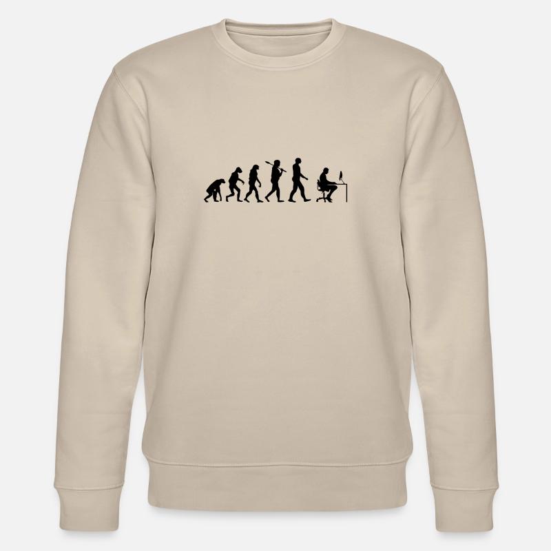 Programmer T-Shirt · Evolution · Computer Science - Stanley/Stella CHANGER Unisex Organic Sweatshirt - beige