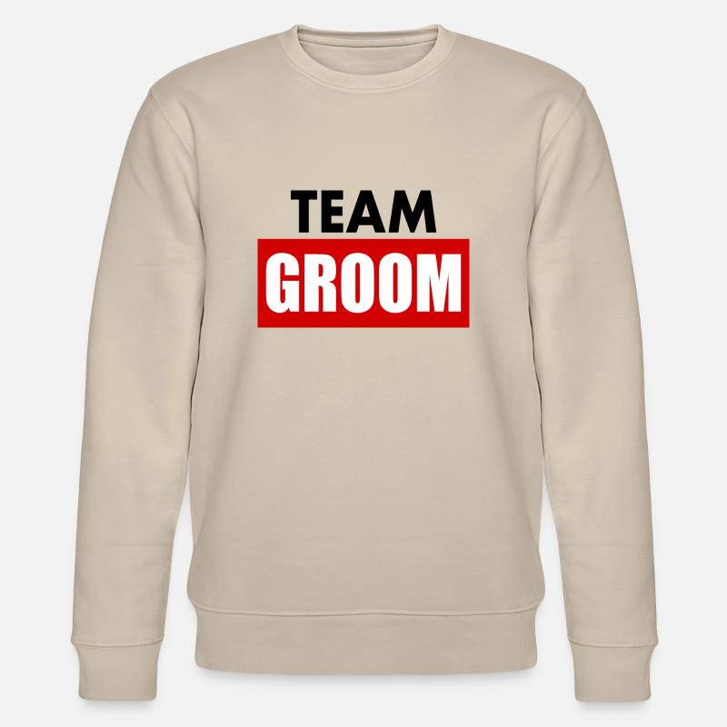 Team groom - Stanley/Stella Unisex Bio-Sweatshirt CHANGER  - Beige