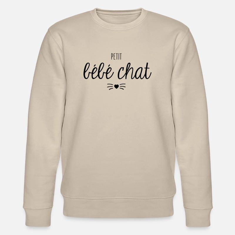 Petit bébé chat - Sweat bio CHANGER Stanley/Stella Unisexe - beige