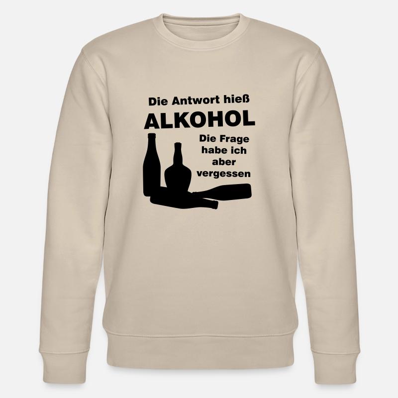 alkohol - Stanley/Stella Unisex Bio-Sweatshirt CHANGER  - Beige
