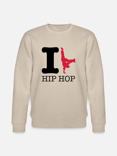 breakdance_hip_hop_f2 - Stanley/Stella CHANGER Unisex Organic Sweatshirt - beige
