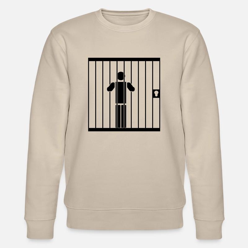 In Prison - Stanley/Stella Unisex Bio-Sweatshirt CHANGER  - Beige