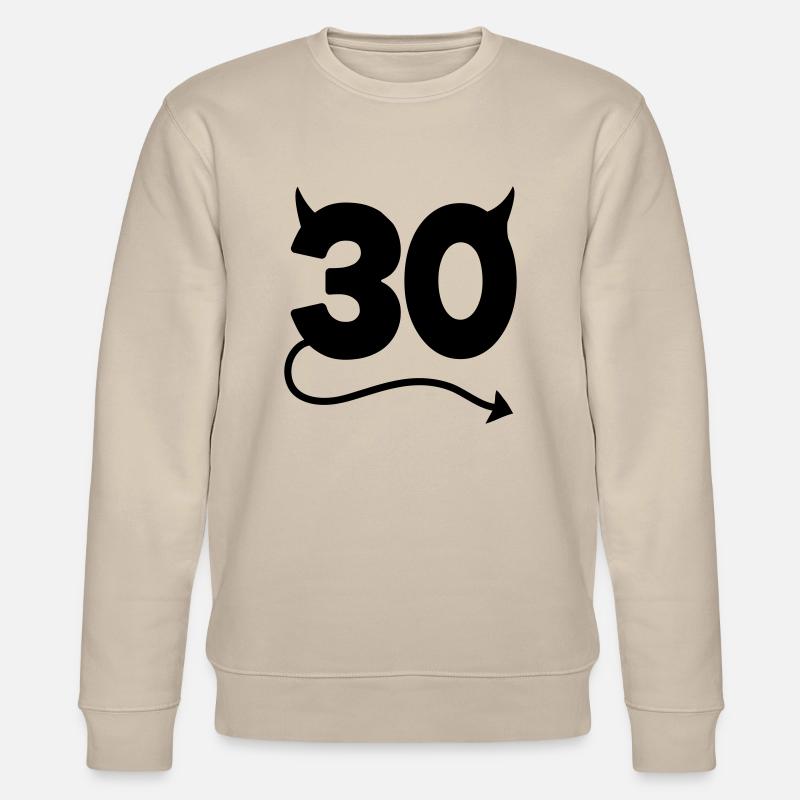 30th Birthday - Stanley/Stella Unisex Bio-Sweatshirt CHANGER  - Beige