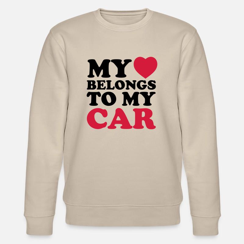 MHBTM car - Stanley/Stella Unisex Bio-Sweatshirt CHANGER  - Beige