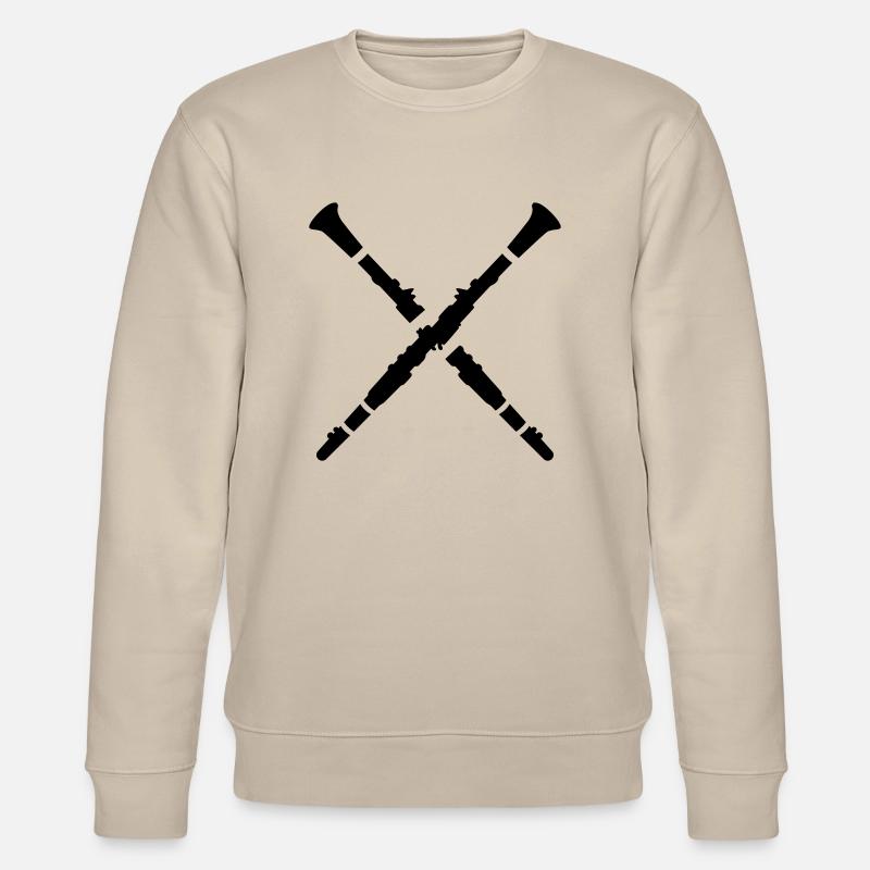 Klarinette - Stanley/Stella Unisex Bio-Sweatshirt CHANGER  - Beige