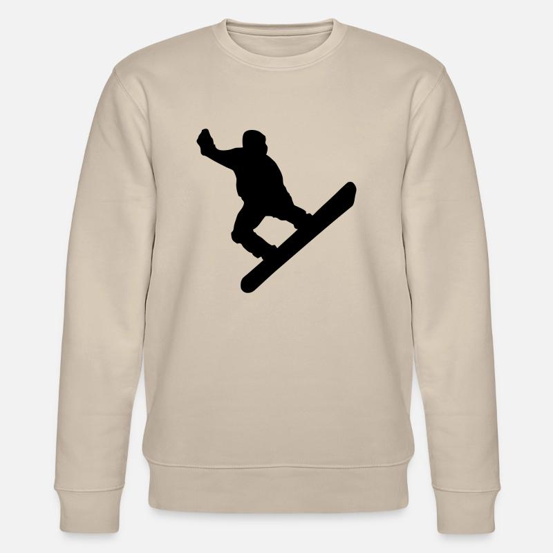 snowboarder - Stanley/Stella Unisex Bio-Sweatshirt CHANGER  - Beige
