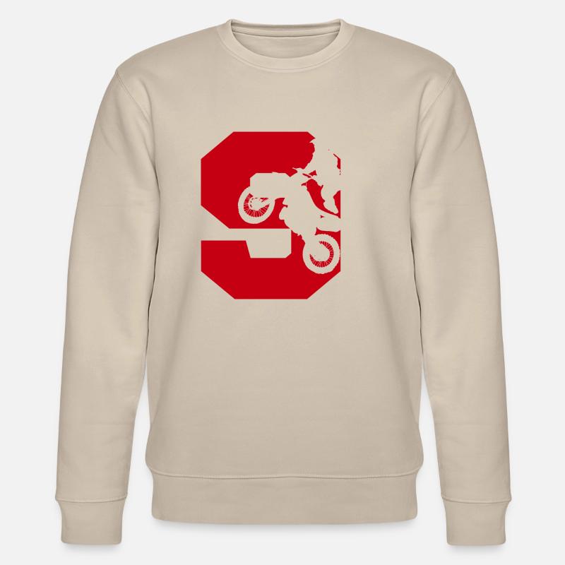 Moto 9 Biker - Stanley/Stella Unisex Bio-Sweatshirt CHANGER  - Beige