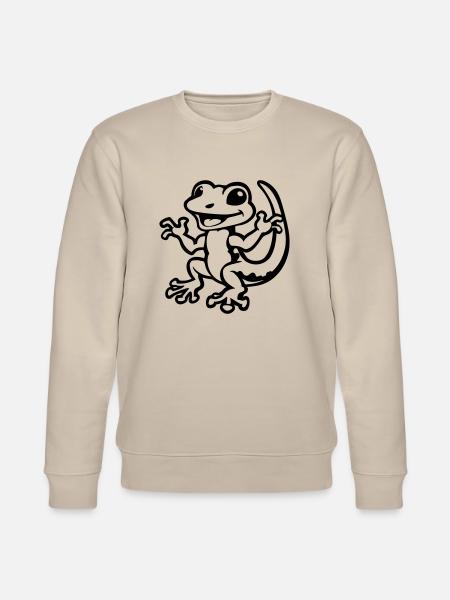 gecko tier - Stanley/Stella Unisex Bio-Sweatshirt CHANGER  - Beige